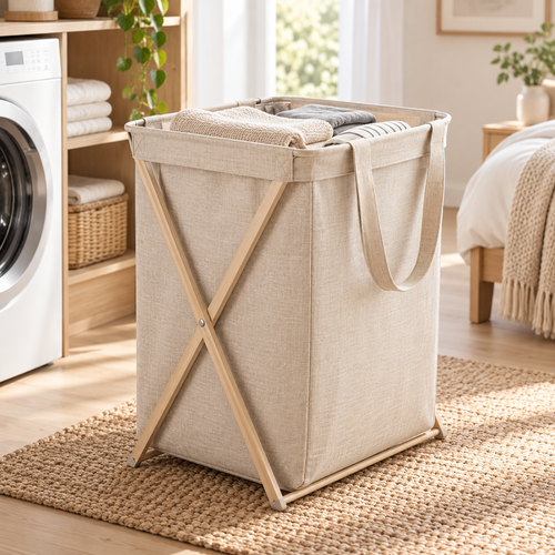 Lumqivo FoldAway Collapsible Laundry Hamper