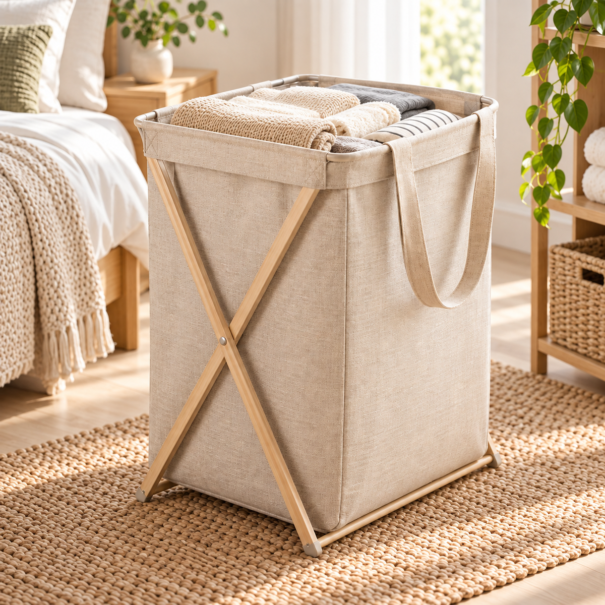 Lumqivo FoldAway Collapsible Laundry Hamper