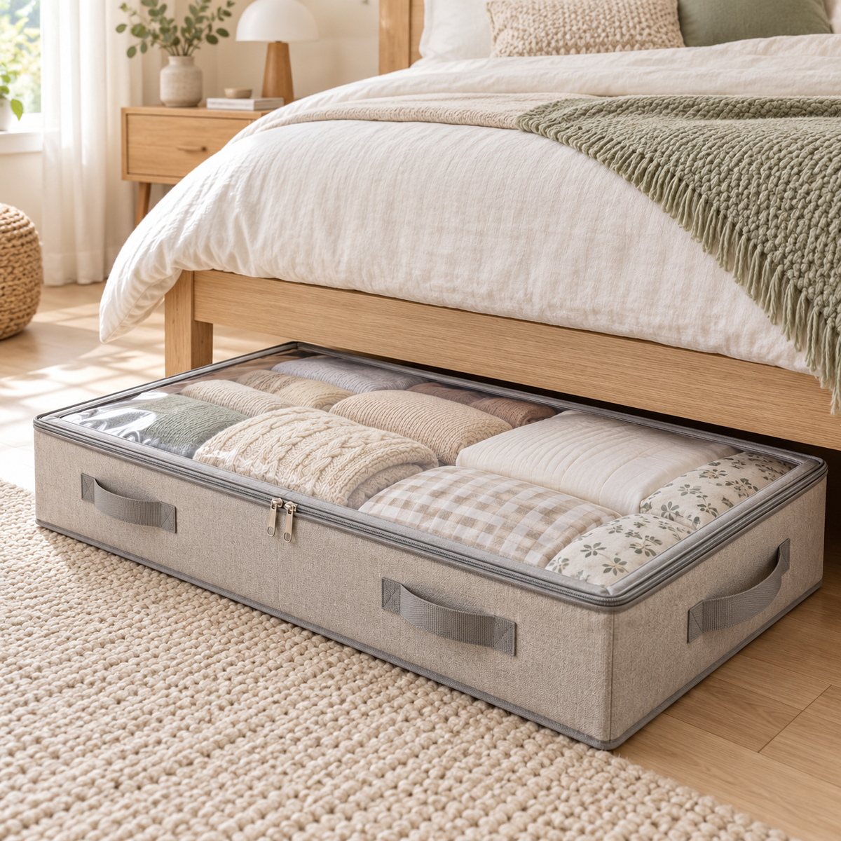 Lumqivo UnderBed Slim Storage Bag