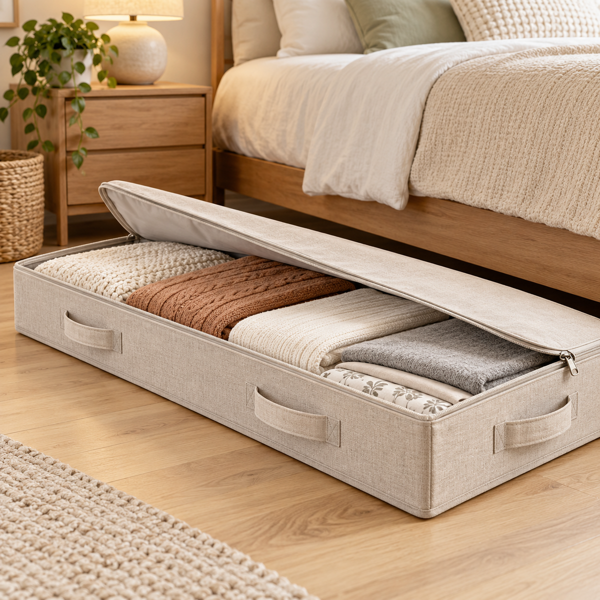Lumqivo UnderBed Slim Storage Bag