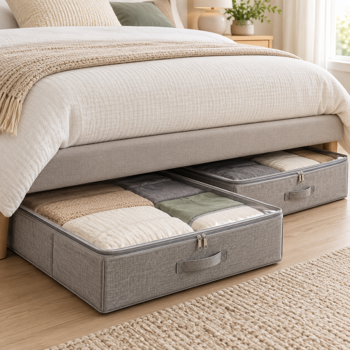 Lumqivo UnderBed Slim Storage Bag