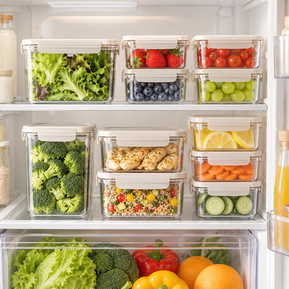 Lumqivo ClearKeep Airtight Food Storage Container Set